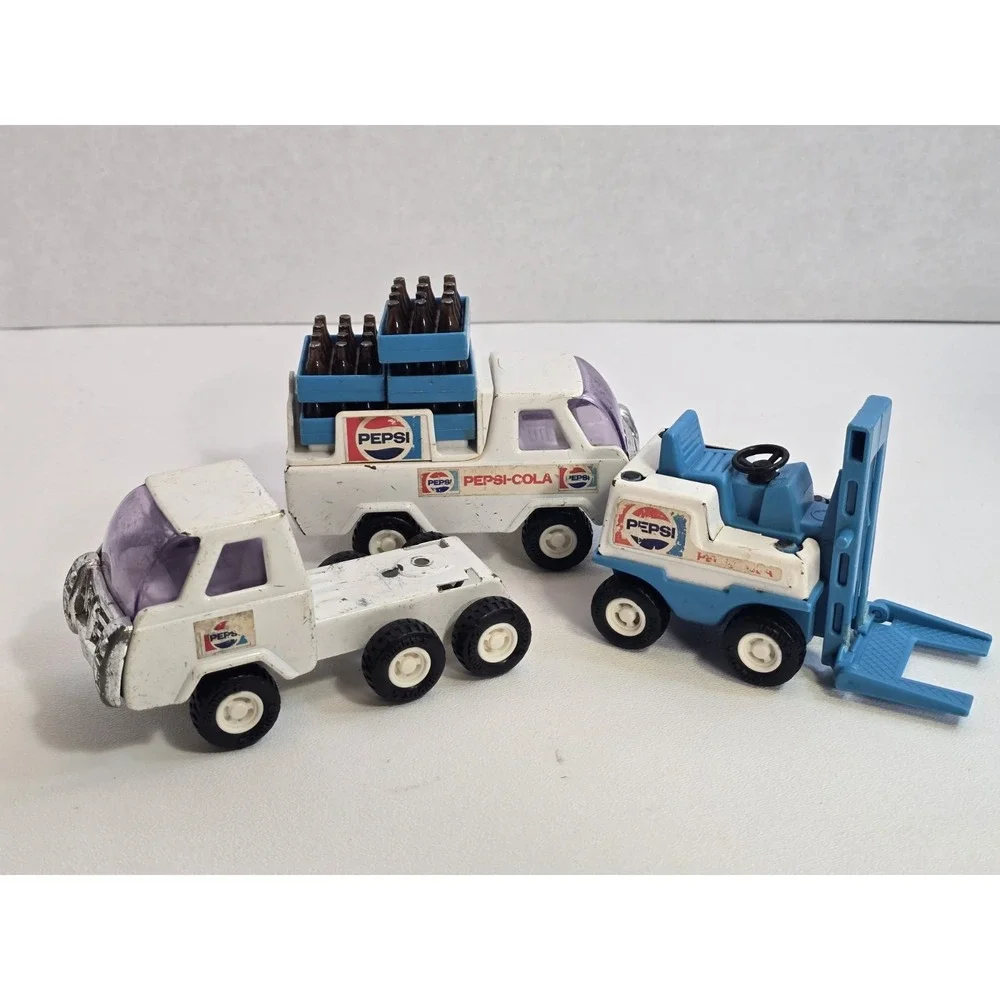 Vintage Buddy L Pepsi Delivery Trucks  Lot Made Japan